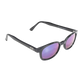 Lunettes de soleil X-KD's 10118 avec monture noire et verres irisés effet miroir