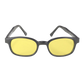 Lunettes de soleil X-KD's 11112 avec verres jaune et monture noir mat