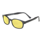 Lunettes de soleil X-KD's 11112 avec verres jaune et monture noir mat