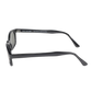 Lunettes de soleil X-KD's 10118 avec monture noire et verres irisés effet miroir