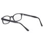 Lunettes de soleil X-KD's 1015 avec monture noire et verres clairs
