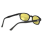 Lunettes de soleil KD's 21112 avec verres jaunes et monture noir mat