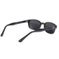 Lunettes de soleil KD's 2120 avec monture noire classique et verres gris foncé